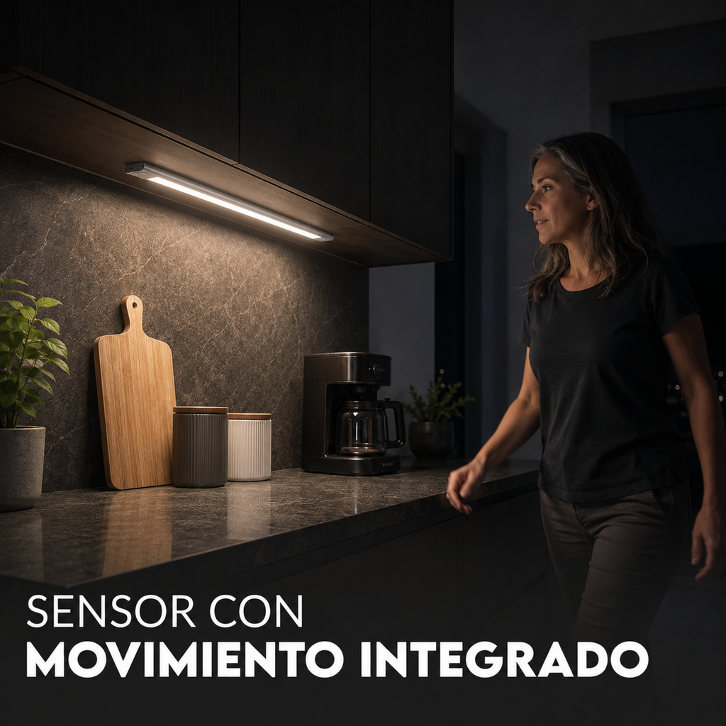 BARRA LED PREMIUM RECARGABLE USB & BATERIA DESMONTABLE